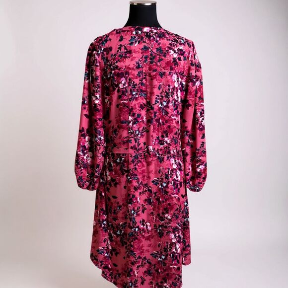 Torrid 1X Mini Studio Crepe de Chine Shirt Dress Black Plus Size Chic Work 1X - Picture 2 of 5